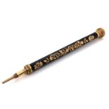 T'shell Pencil Inlay with Gold