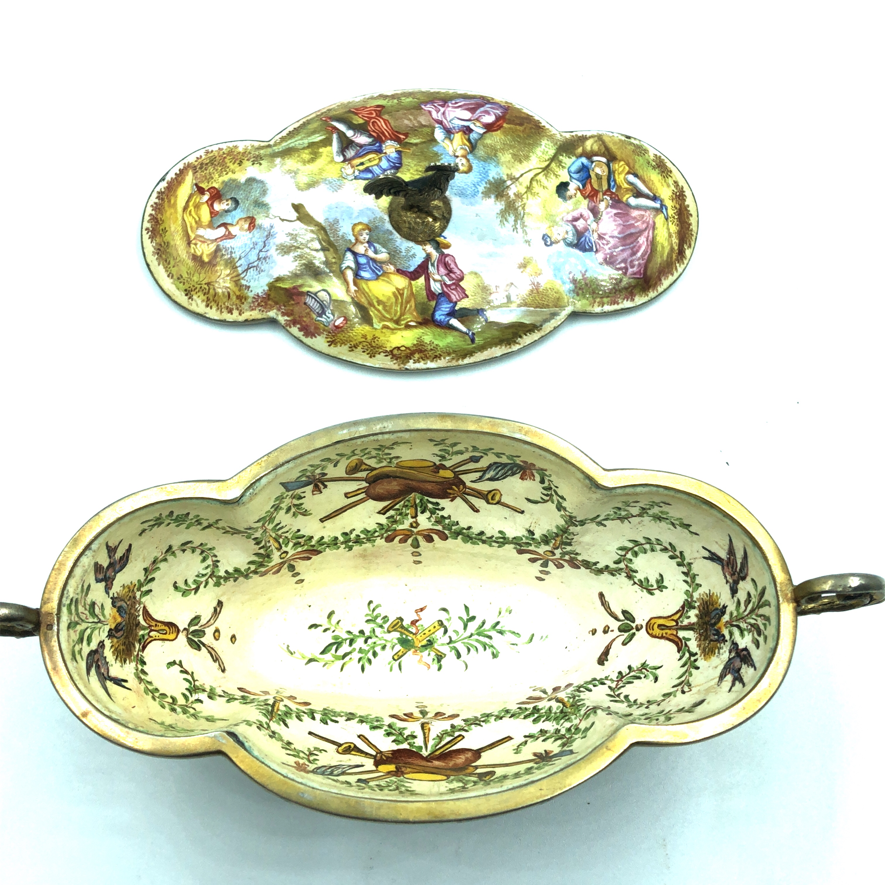 Viennese Enamel Dish - Image 5 of 6