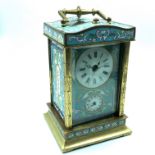 Cloisonne Enamel Clock