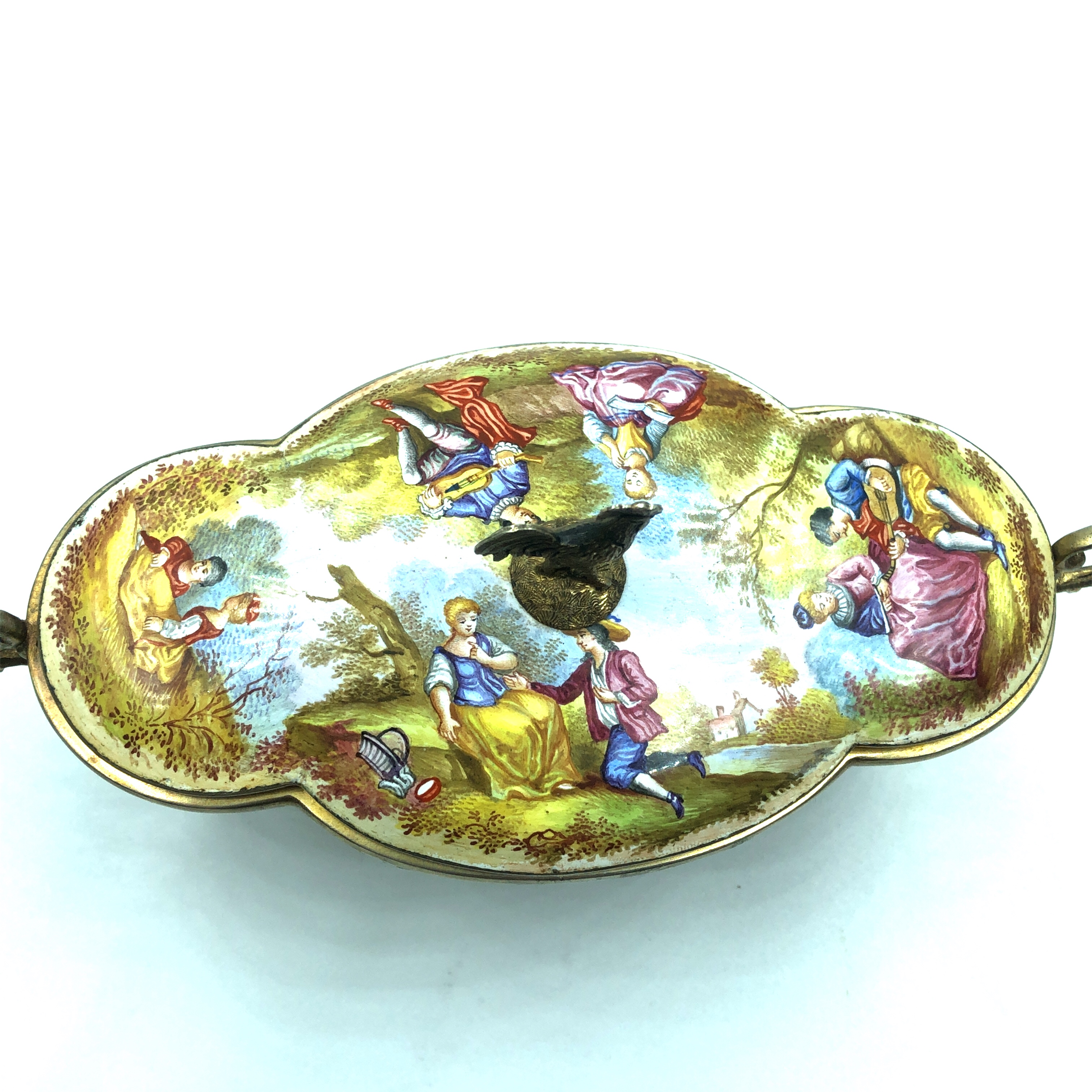 Viennese Enamel Dish - Image 4 of 6