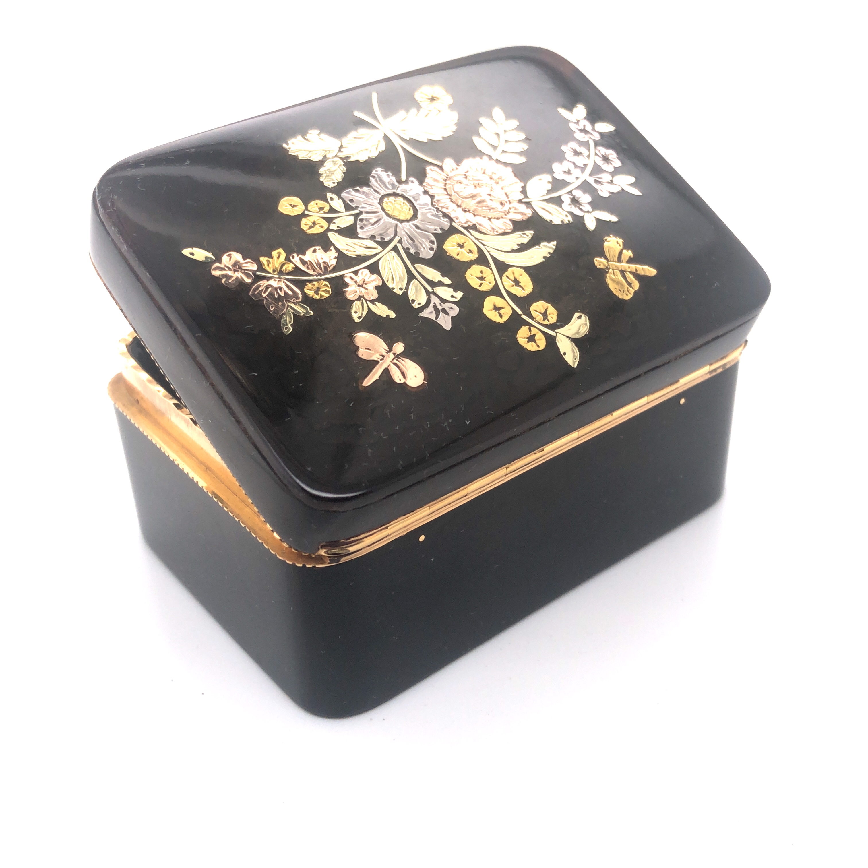 T'shell Gold Mounted Snuff Box - Image 4 of 5
