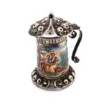 Miniature Enamel Stein