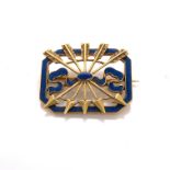 Rothschild Enamel Brooch