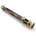 Gold Pencil inlay with Hardstone Panels