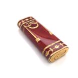 Gold and Enamel Cartier Lighter