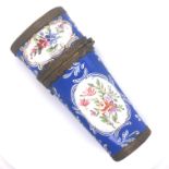 Blue Enamel Etui