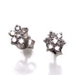 Diamond Star Shaped Earrings