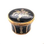 Gold Mounted Lacquer Snuff Box