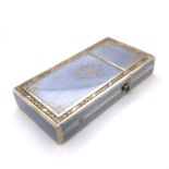 Silver and Enamel Card Case