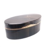 Gold Mounted Agate Snuff Box