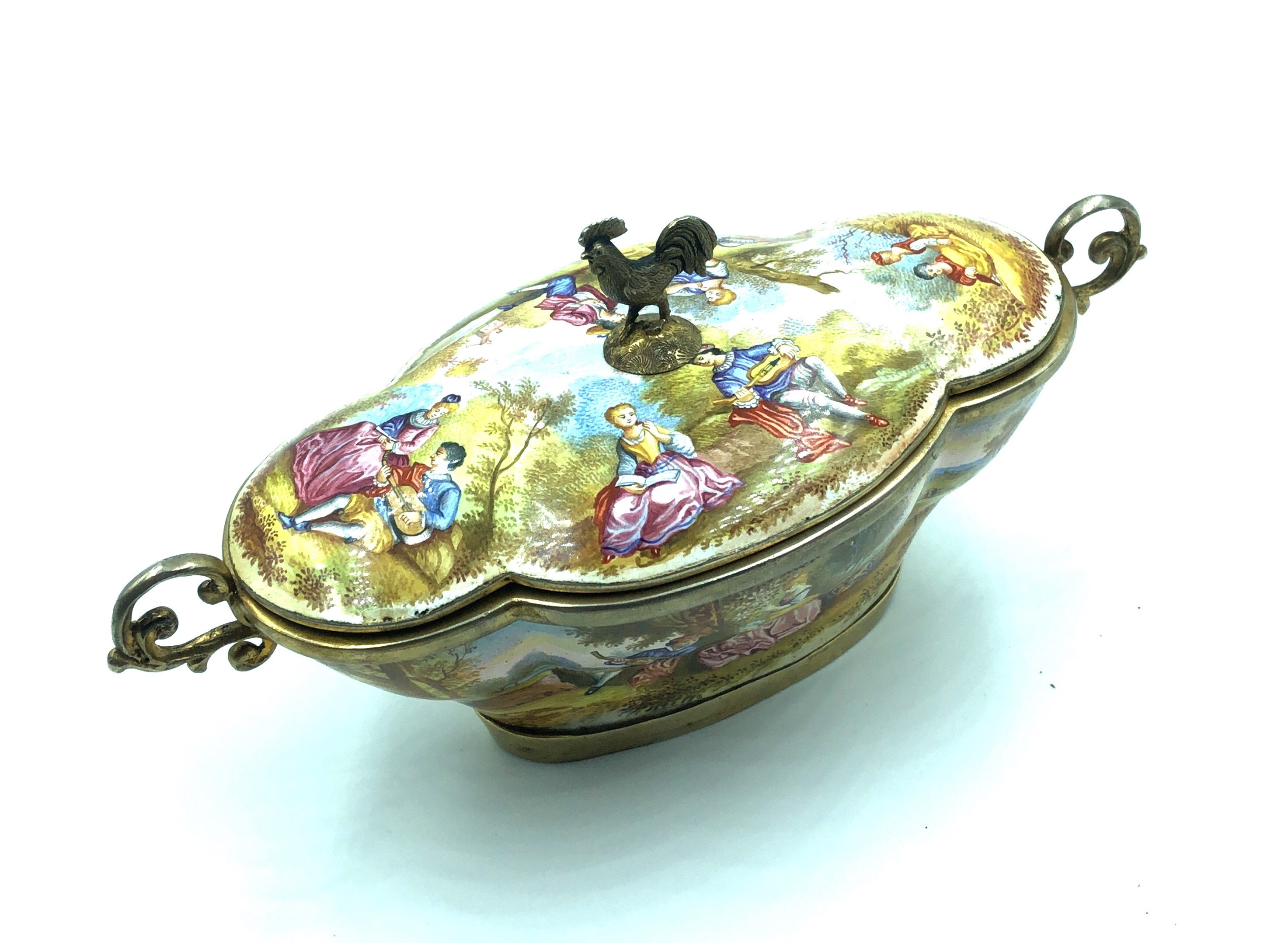 Viennese Enamel Dish