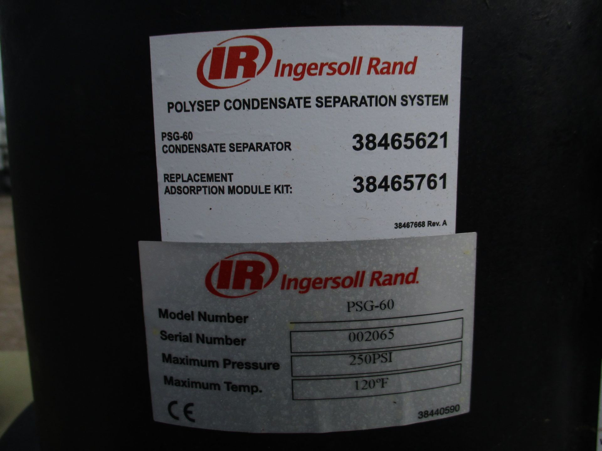 Ingersoll Rand PSG-60 Polysep Condensate Separation System, serial no. 002065, approx. 107cm x - Image 3 of 4