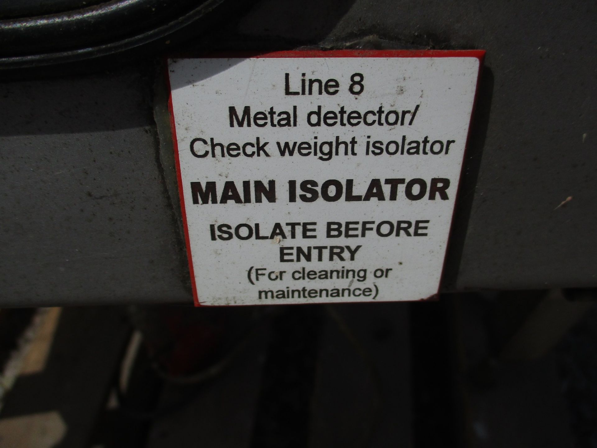 PCL Machinery PCL C200 Metal Detector, serial no. 200230, approx. 80cm x 70cm x 62cm (understood - Image 4 of 6