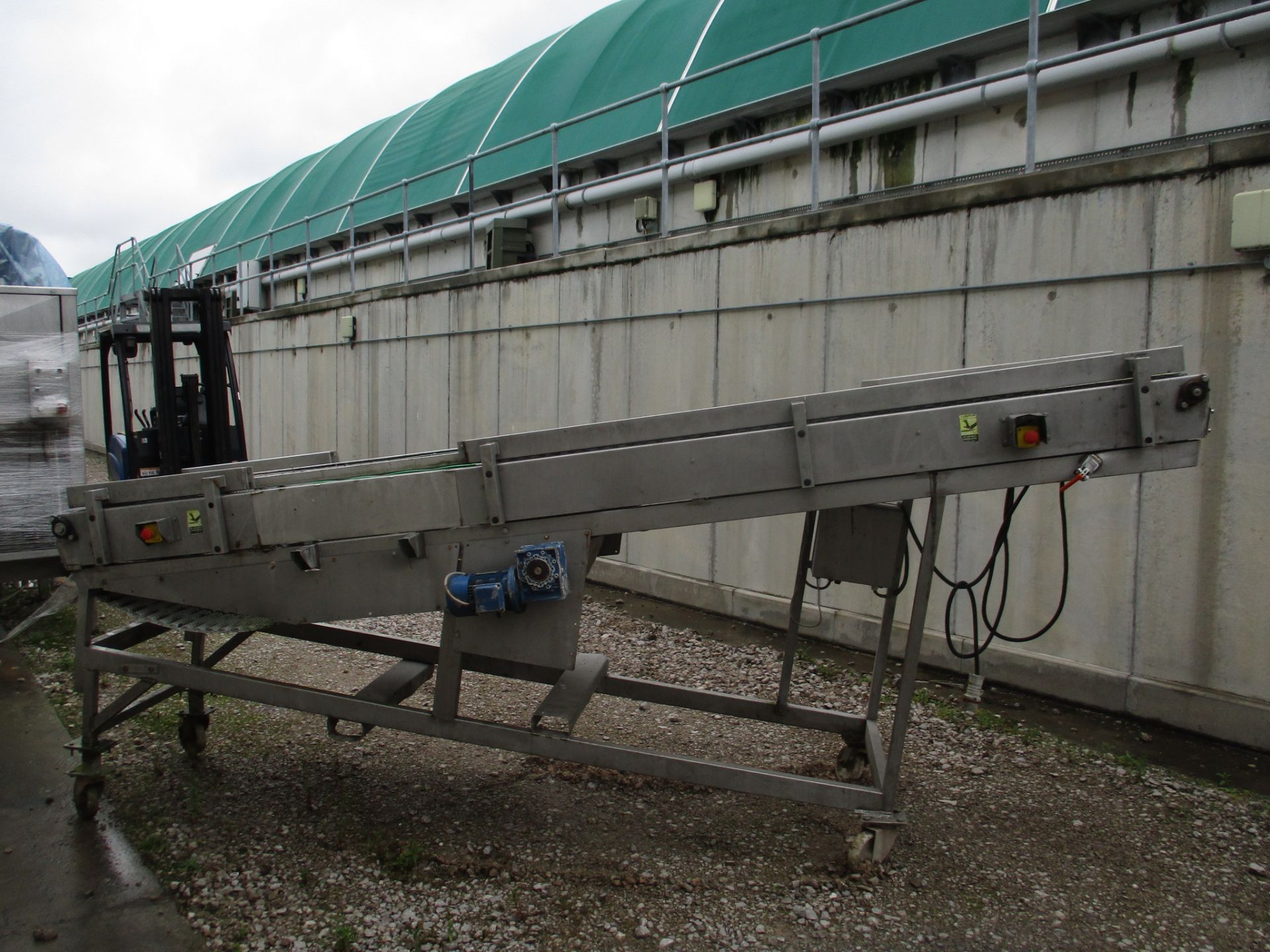 Belt Conveyor, approx. 171cm x 395cm x 89cm (understood to be for spares/ repairs), loading free - Image 6 of 6