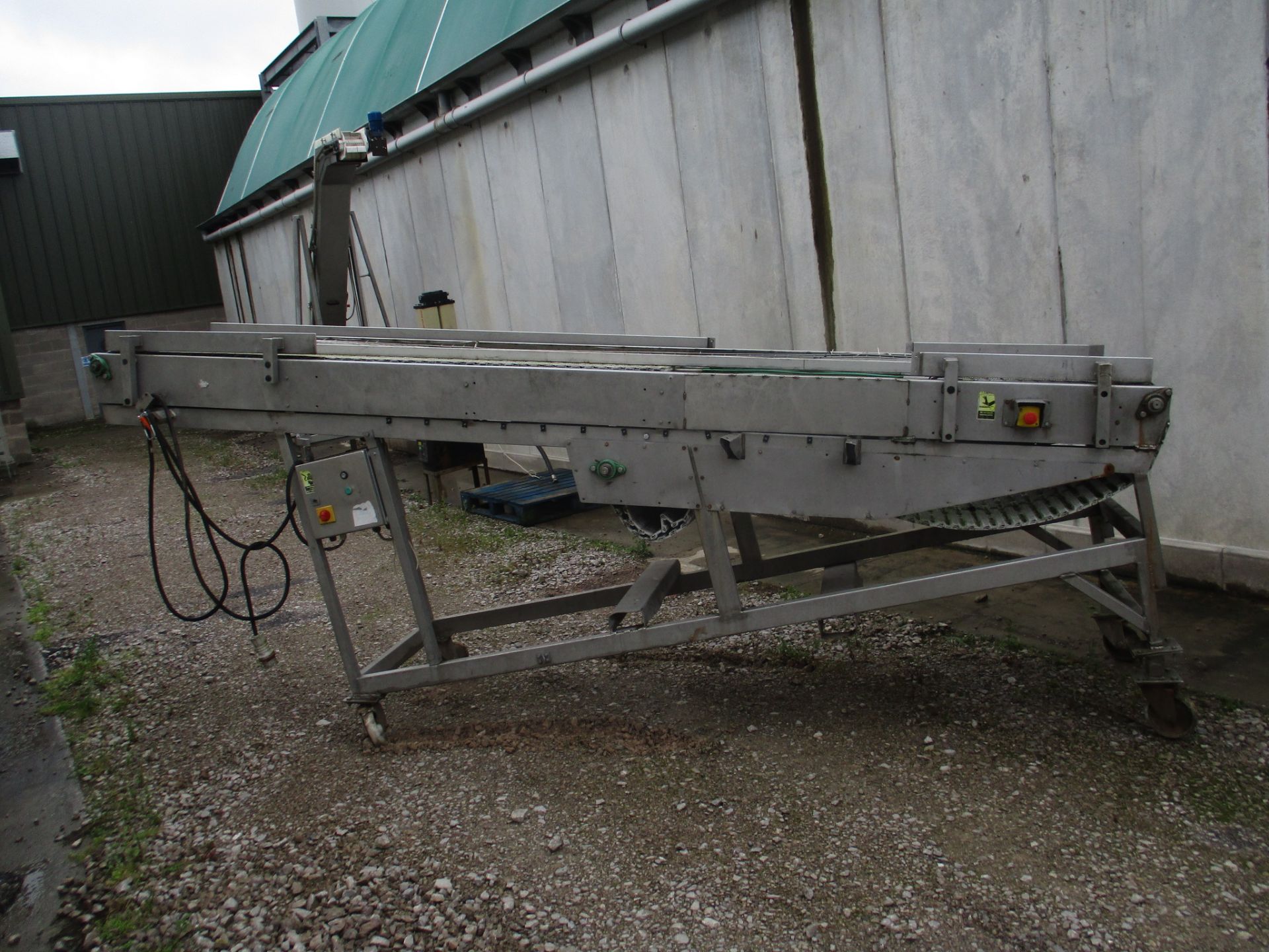 Belt Conveyor, approx. 171cm x 395cm x 89cm (understood to be for spares/ repairs), loading free - Image 5 of 6