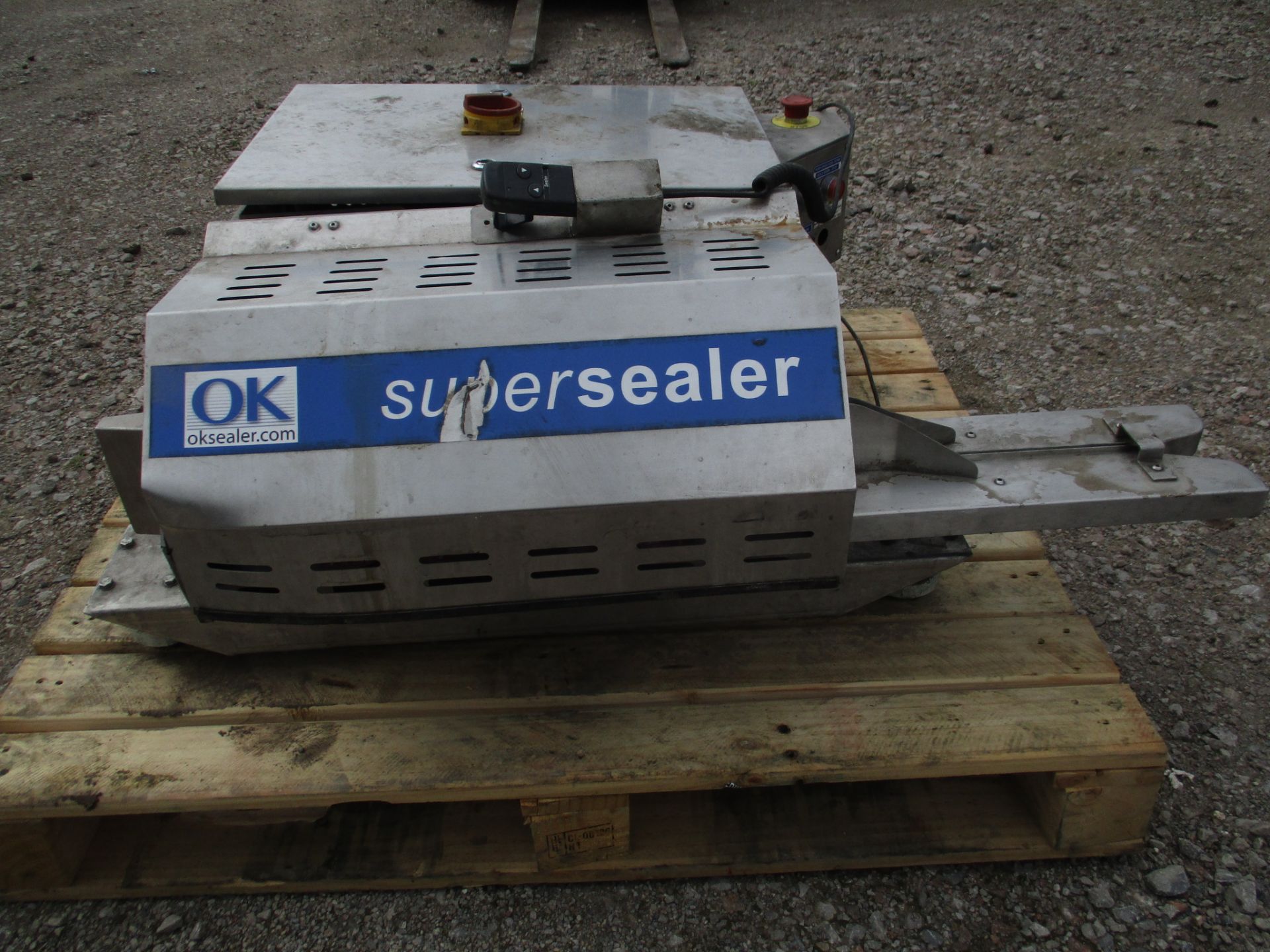 OK Int. Group SB-20-EU OK Super Sealer, serial no. 214-2526-30, approx. 55cm x 120cm x 80cm (