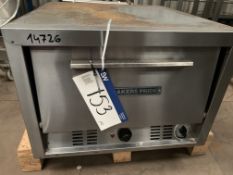 P22 Bakers Pride Two Shelf Stone Oven, serial no. 2535, plant no. 14726, year of manufacture N/A,