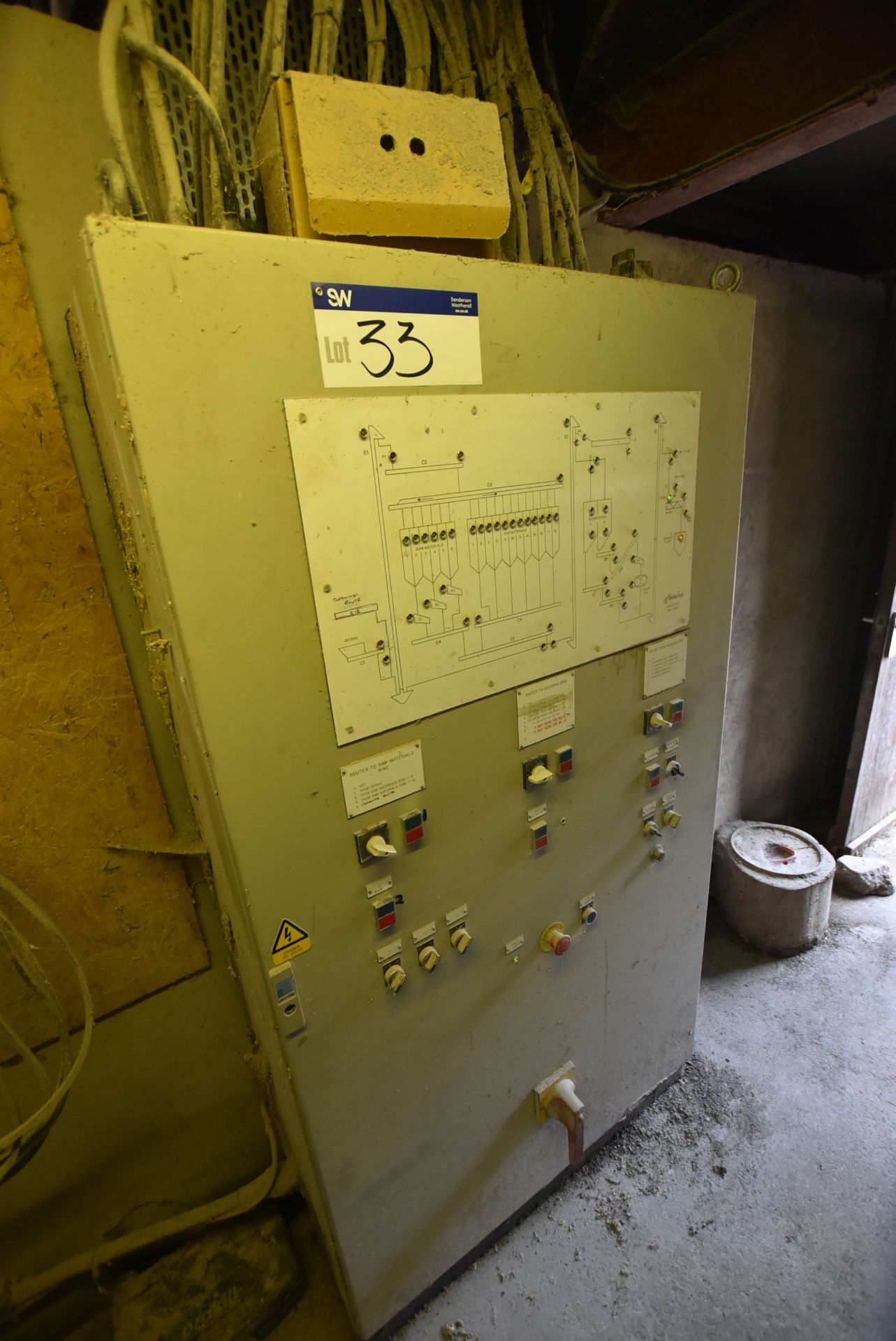 Steel Cased Single Door Diagrammatic Control Panel Buyers of fixed plant – note you may use your own