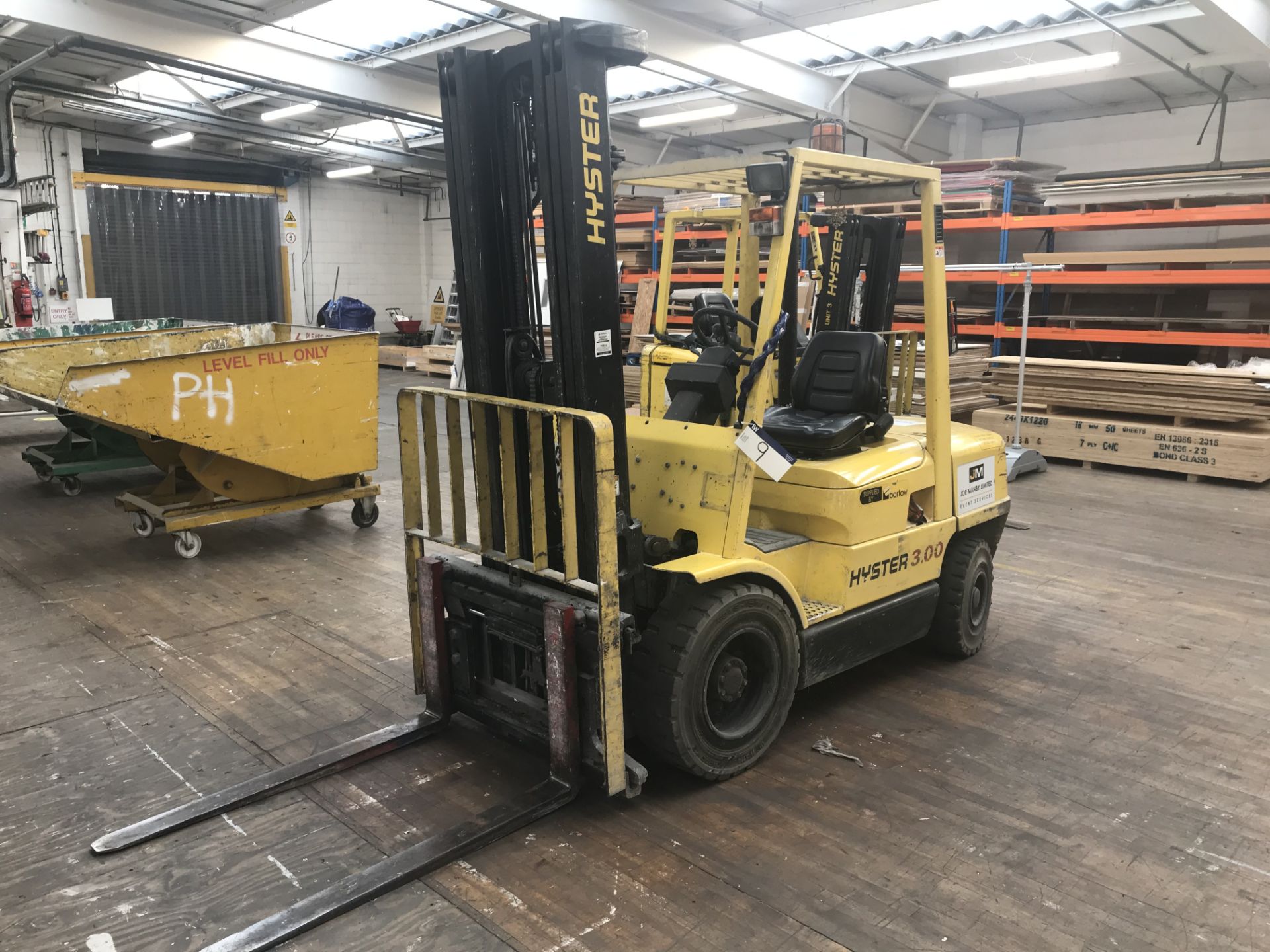 Hyster H3.00XM Diesel Forklift Truck, registration