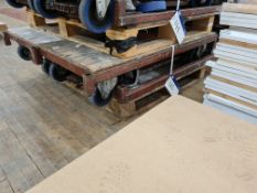 Four x Four Wheel Stock Trolleys, approx. 1.25m x