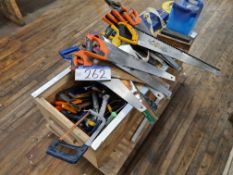 Assorted Hand Tools, including saws, hammers, snip