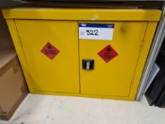 Double Door Flammables Cabinet, with flammable con