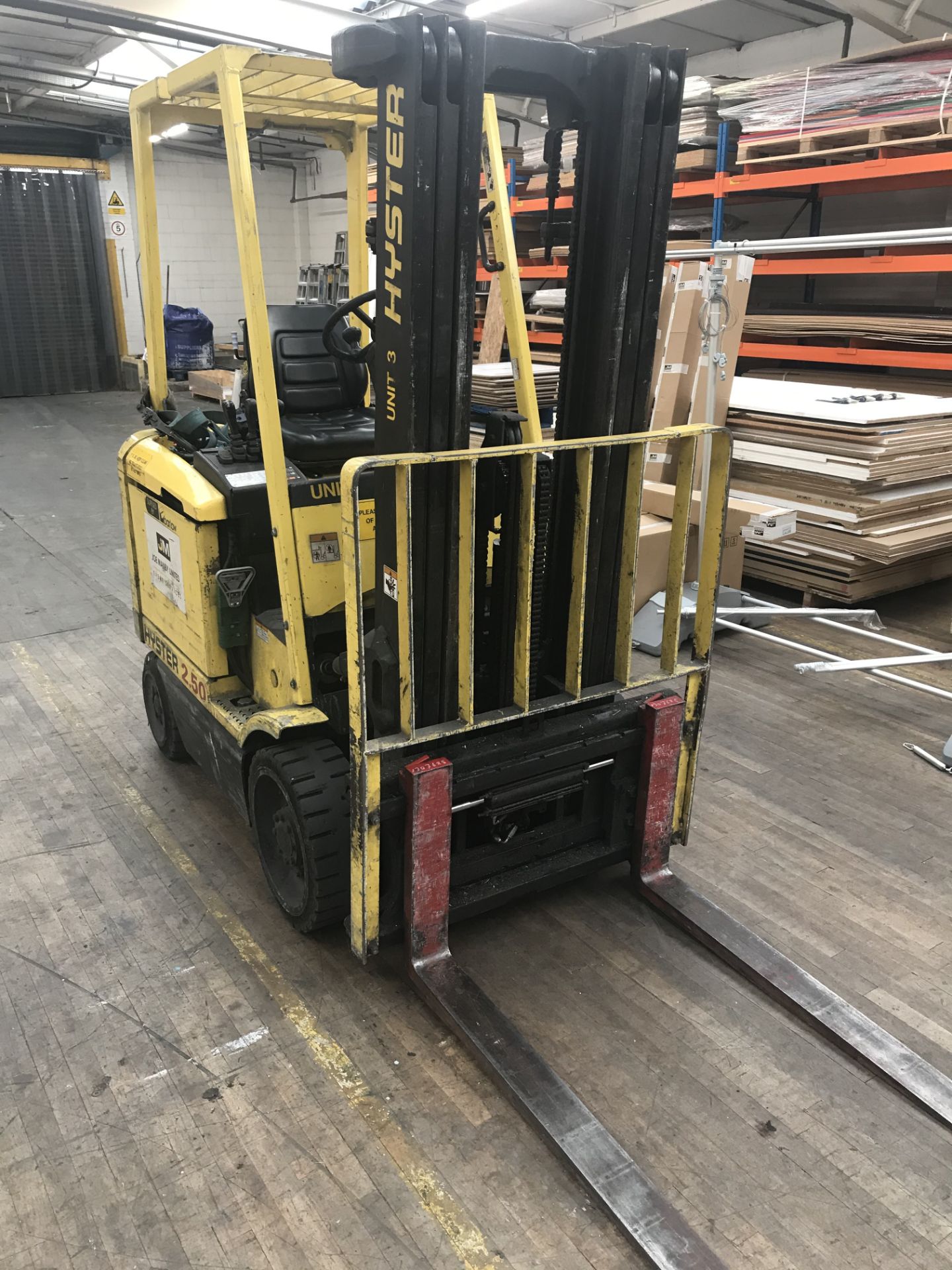 Hyster E2.50XM-700 Electric Forklift Truck, regist - Image 2 of 5