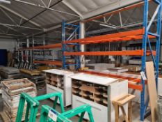 Three Bay Mainly Two Tier Boltless Pallet Racking,