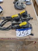 Three Desoutter Auto 350 Pneumatic Sanders