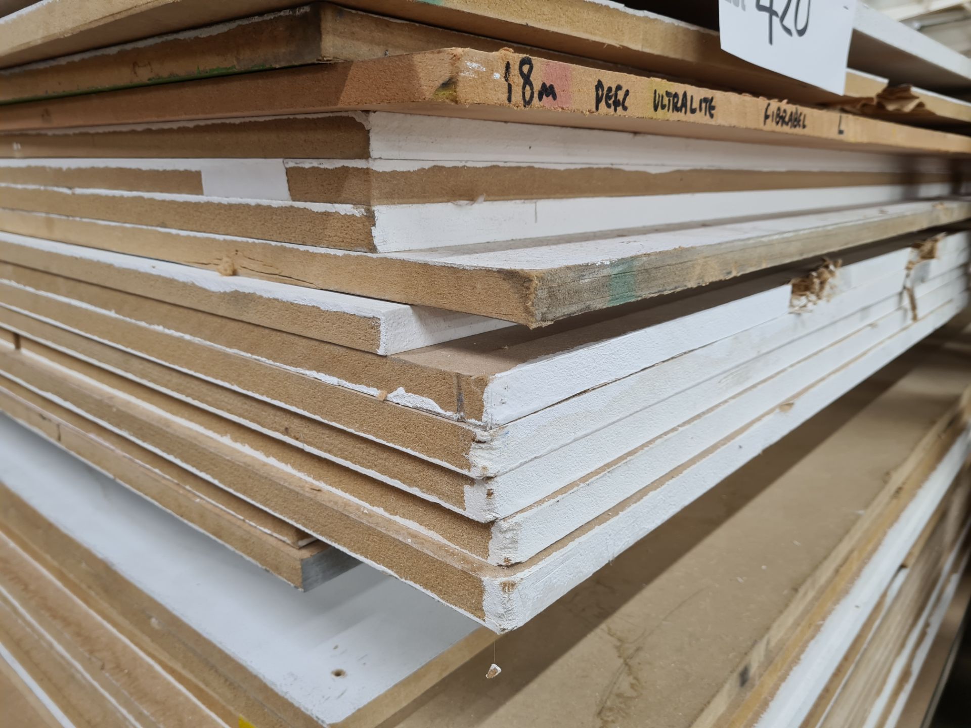 Quantity of MDF Sheets, approx. 2440mm x 1220mm x - Image 2 of 2