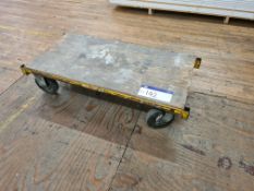 Four Wheel Stock Trolley, approx. 1.25m x 600mm