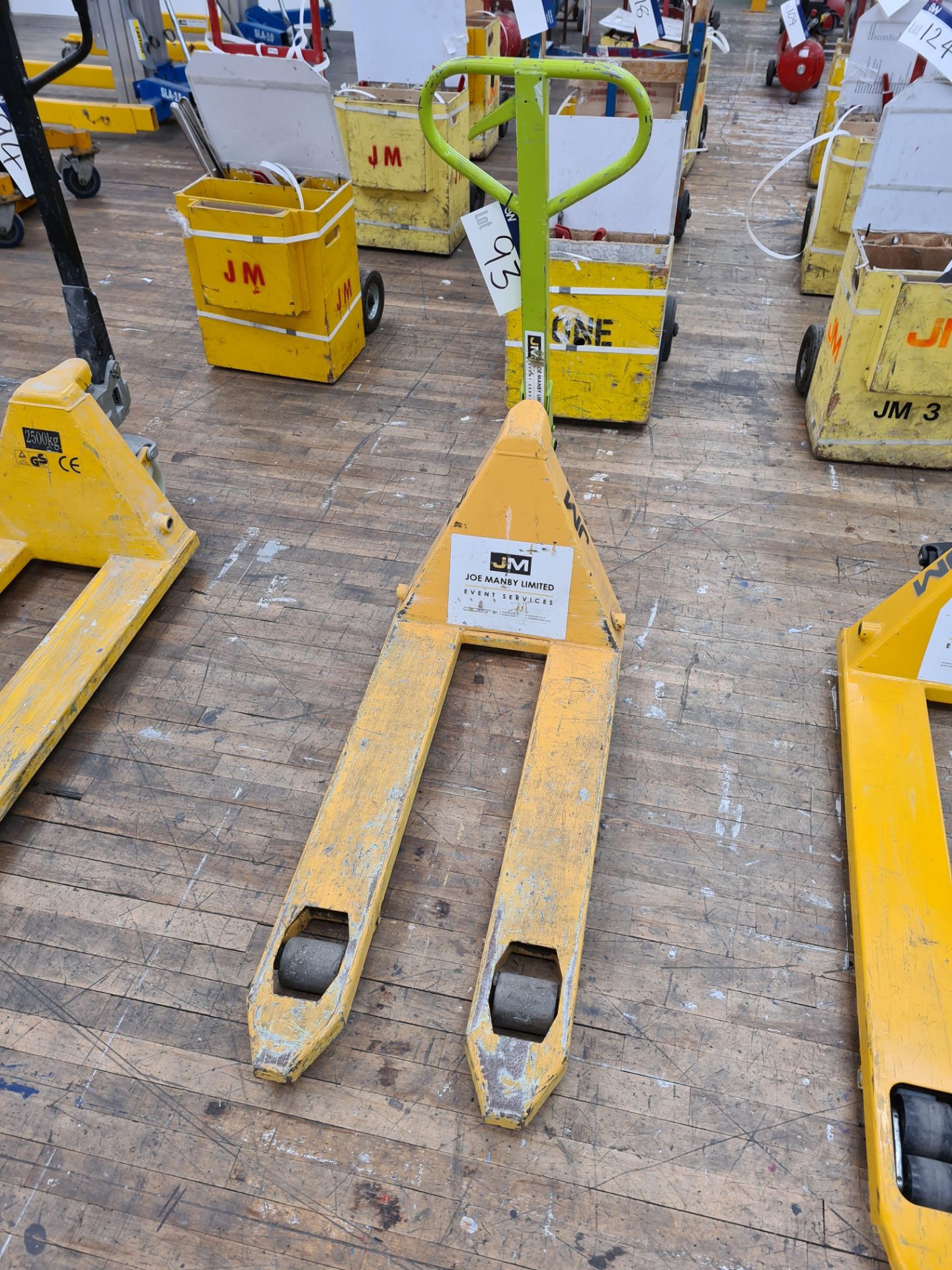 Hand Hydraulic Pallet Truck, forks approx. 1m long