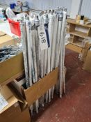 Assorted Roll Extension Poles, 1.5m, as set out in