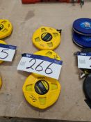 Three Stanley 30m Measuring Tapes