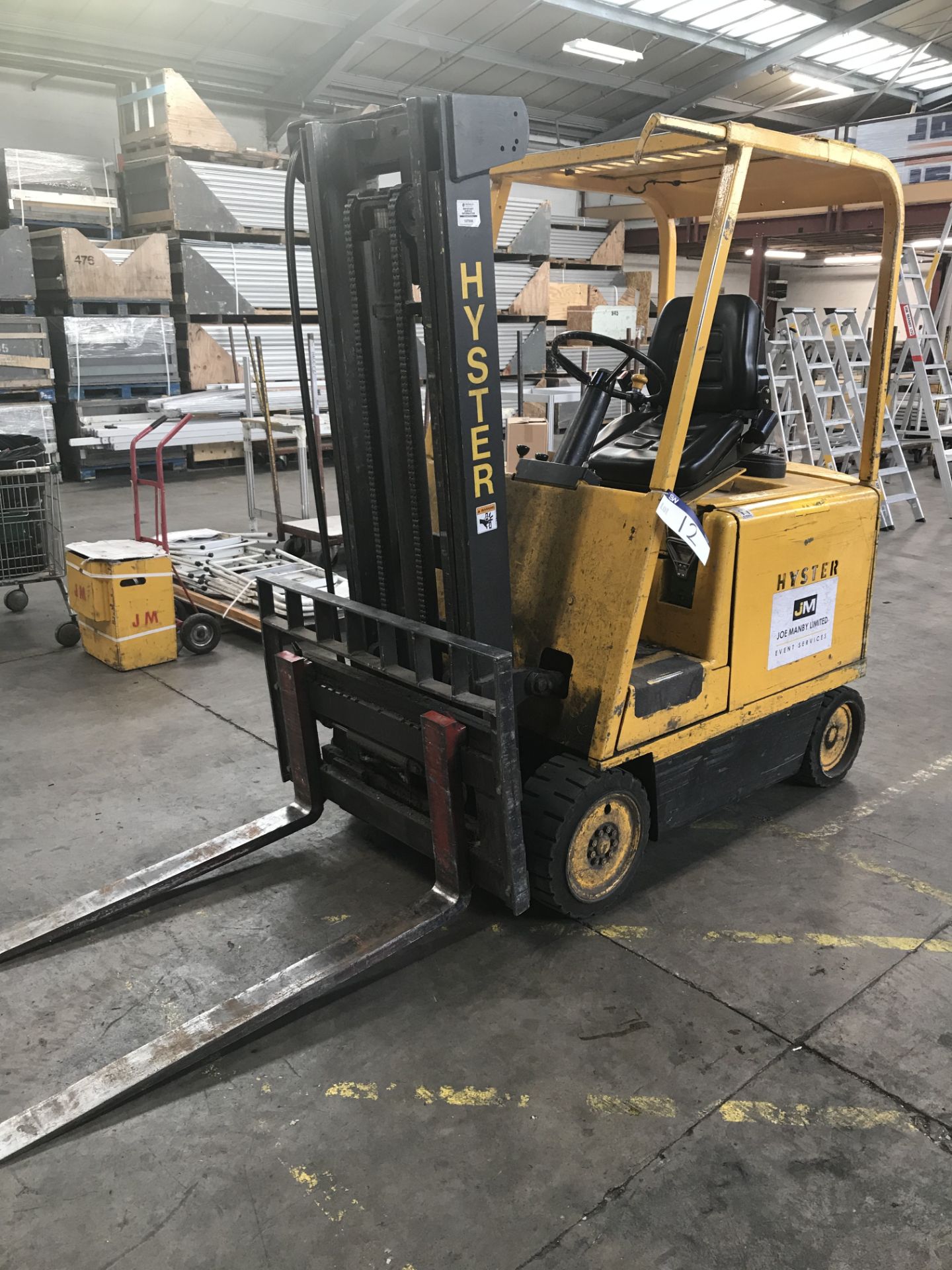 Hyster E50A Electric Forklift Truck, registration