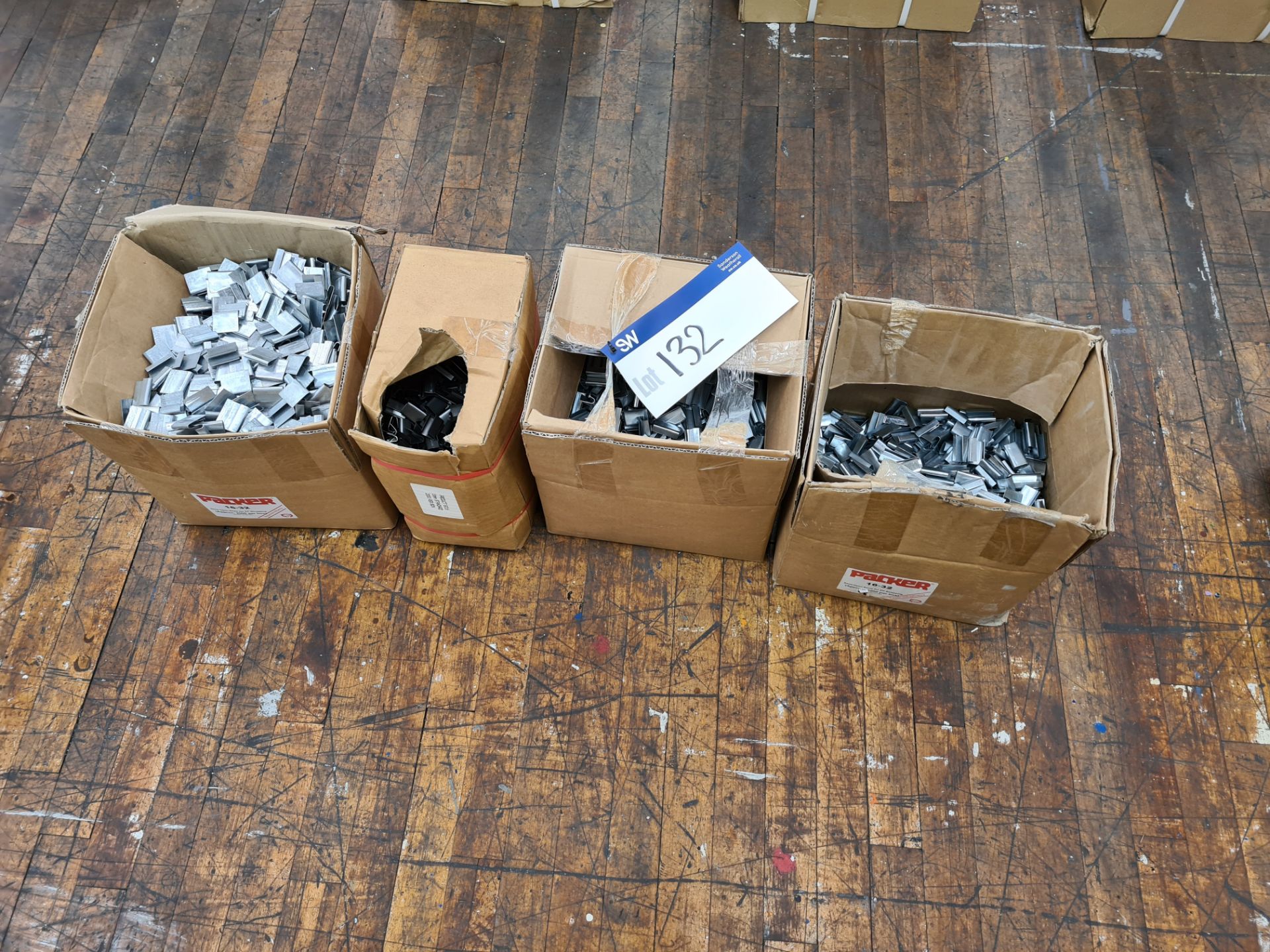 Strap Banding Clips, as set out in four boxes
