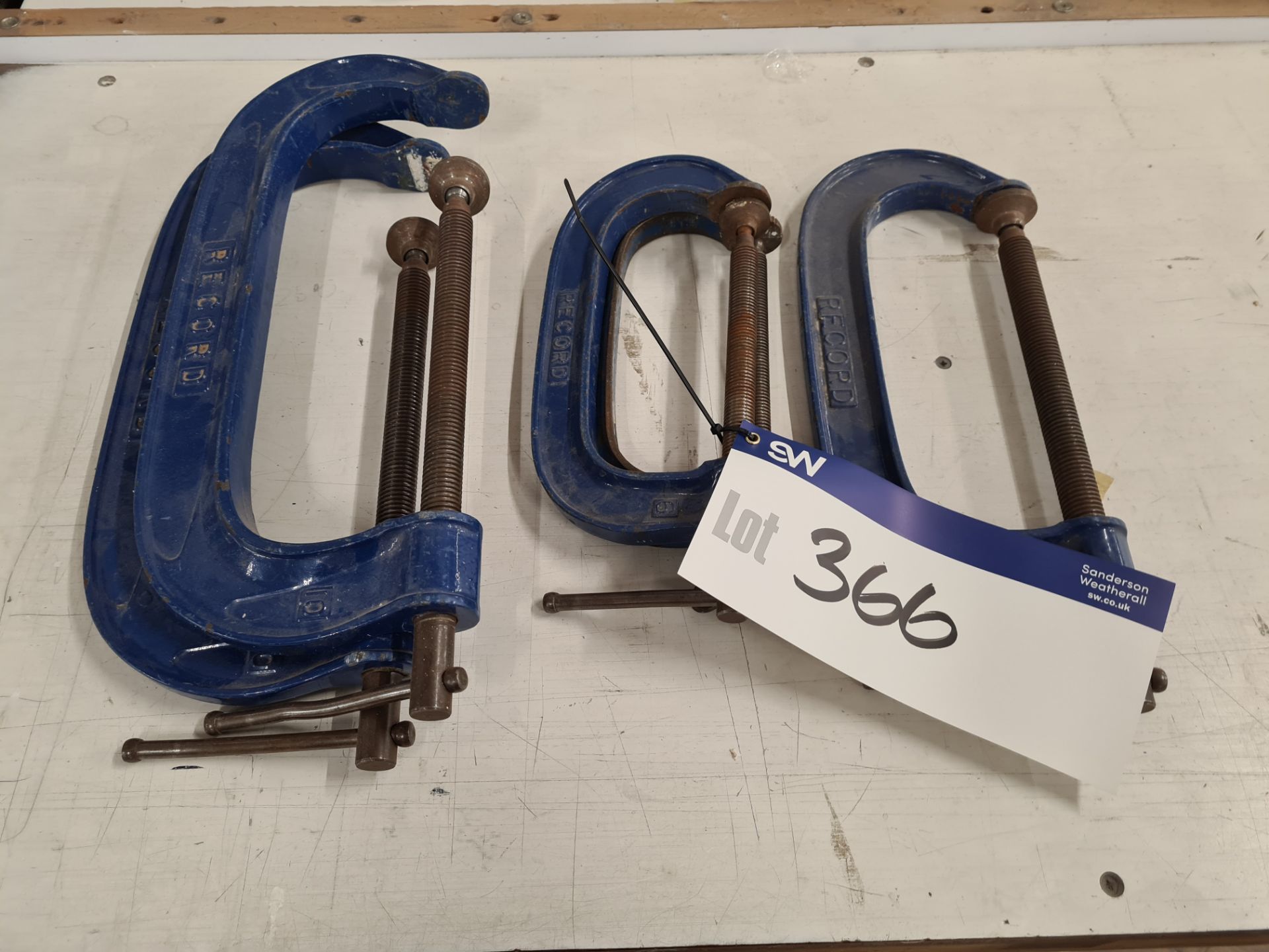 Five Record G Clamps