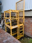 Personnel Lifting Cage, approx. 1.2m x 1.02m x 2.1