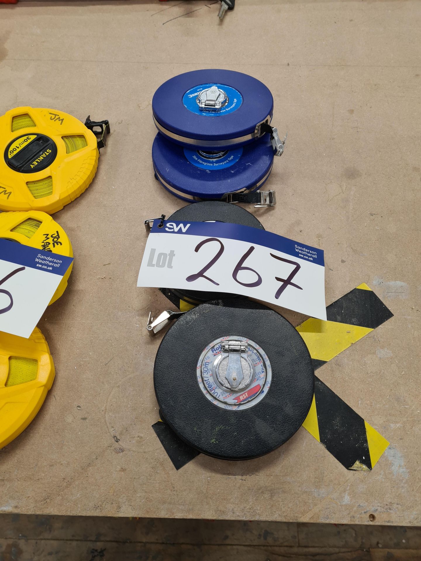 Four 30m Measuring Tapes