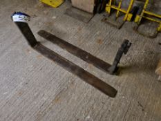 Forklift Truck Tines, approx. 1.2m long