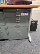Bisley Four Drawer Storage Cabinet
