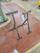Two Record RPR 400 Roller Stands, roll approx. 300