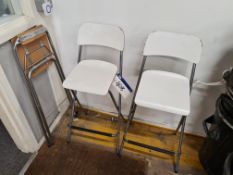 Three Assorted Steel Framed Chairs