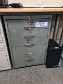 Bisley Four Drawer Storage Cabinet