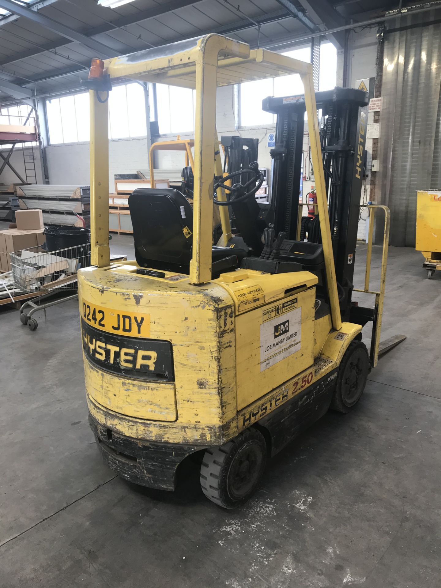 Hyster E2.50XM Electric Forklift Truck, registrati - Image 3 of 5