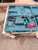 Makita 8391D Cordless Drill, with charger and carr
