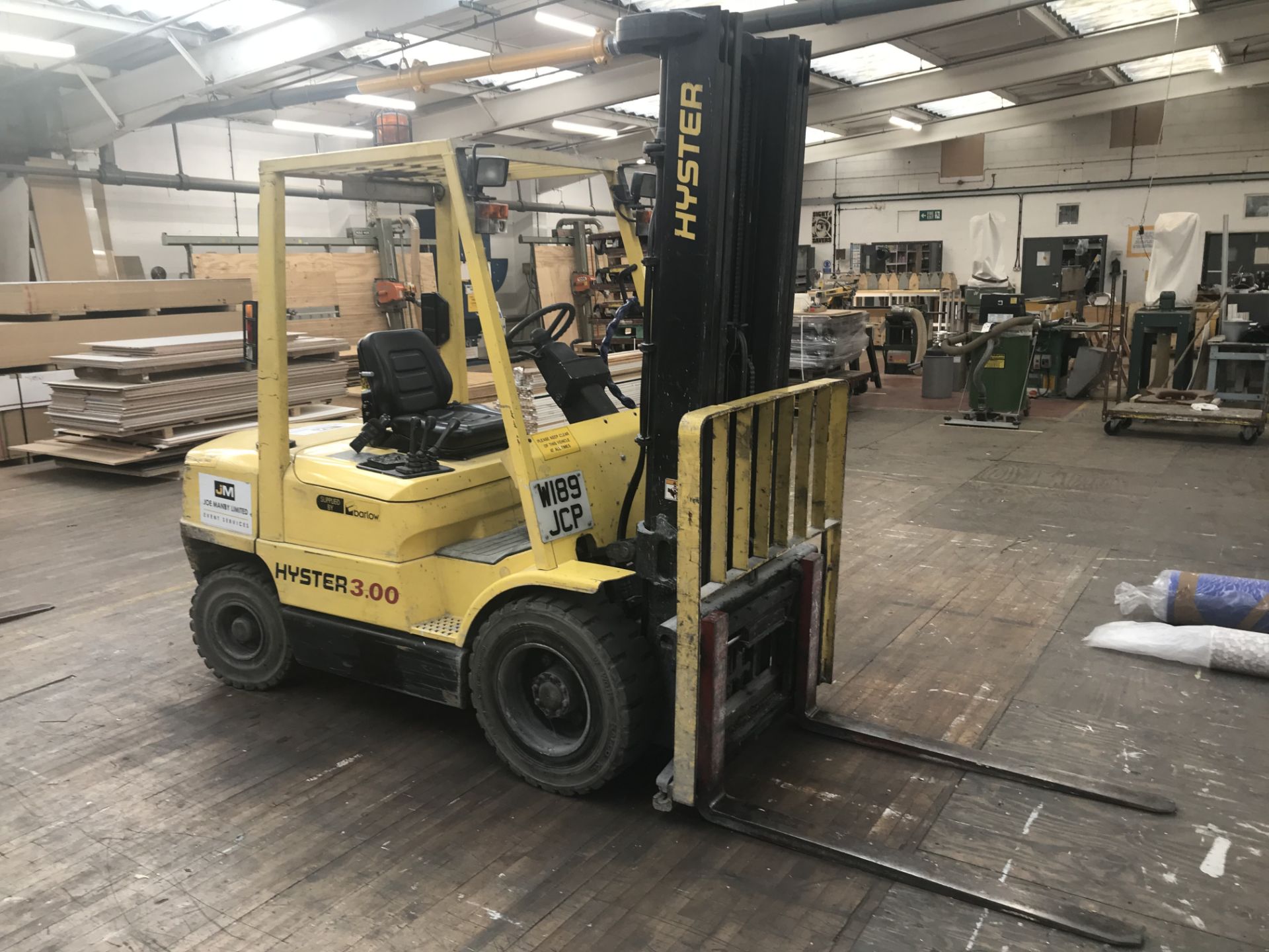 Hyster H3.00XM Diesel Forklift Truck, registration - Image 2 of 5