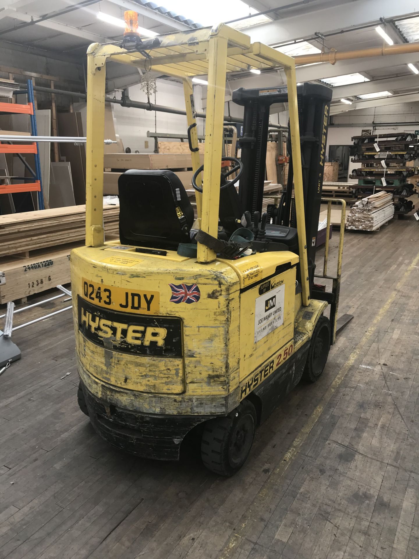 Hyster E2.50XM-700 Electric Forklift Truck, regist - Image 3 of 5