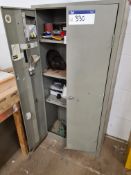 Double Door Steel Cabinet (contents excluded)