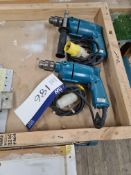 Two Makita DP4700 13mm Drills, 110V